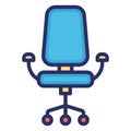 Chair, furniture Isolated Vector Icon that can be easily modified or edit