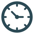 Household clock, minute machine timer  Isolated Vector Icon that can be easily modified or edit Royalty Free Stock Photo