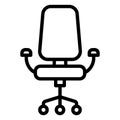 Chair, furniture Isolated Vector Icon that can be easily modified or edit