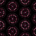 Vector mandala seamless ethnic boho pattern.