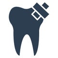 Dental Aid  Isolated Vector Icon that can be easily modified or edit Royalty Free Stock Photo