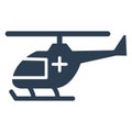 Air Ambulance Isolated Vector Icon that can be easily modified or edit