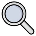 Searching Germs  Isolated Vector Icon that can be easily modified or edit Royalty Free Stock Photo