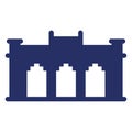 Heritage museum, historic building Isolated Vector Icon which can be easily modified or edit Royalty Free Stock Photo