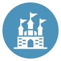 Disney park, disney playland Isolated Vector Icon which can be easily modified or edit