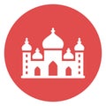 Badshahi masjid, badshahi mosque Isolated Vector Icon which can be easily modified or edit