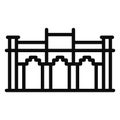 Heritage museum, historic building Isolated Vector Icon which can be easily modified or edit Royalty Free Stock Photo
