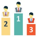 Podium  Color Vector Icon which can easily modify or edit Royalty Free Stock Photo