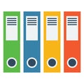 File Folders  Color Vector Icon which can easily modify or edit Royalty Free Stock Photo