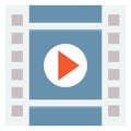 Media Player Color Vector Icon which can easily modify or edit