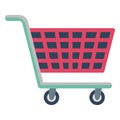 Basket  Color Isolated Vector Icon that can easily modify or edit Royalty Free Stock Photo