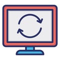 Refresh, reload  Isolated Vector icon easily edit or modify Royalty Free Stock Photo