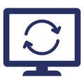 Refresh, reload  Isolated Vector icon easily edit or modify Royalty Free Stock Photo
