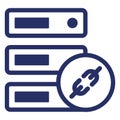 Data storage  Isolated Vector icon easily edit or modify Royalty Free Stock Photo