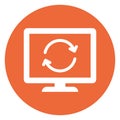 Refresh, reload  Isolated Vector icon easily edit or modify Royalty Free Stock Photo
