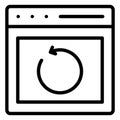 Refresh  Isolated Vector icon easily edit or modify Royalty Free Stock Photo