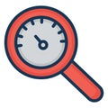 Magnifier Isolated Vector Icon easily editable Royalty Free Stock Photo
