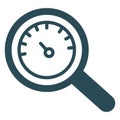 Magnifier Isolated Vector Icon easily editable Royalty Free Stock Photo