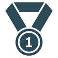 Position Medal Isolated Vector Icon easily editable Royalty Free Stock Photo