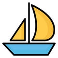 Boat  Isolated Vector Icon which can easily modify or edit Royalty Free Stock Photo