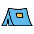 Beach tent  Isolated Vector Icon which can easily modify or edit Royalty Free Stock Photo