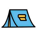 Beach tent  Isolated Vector Icon which can easily modify or edit Royalty Free Stock Photo