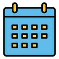 Calendar  Isolated Vector Icon which can easily modify or edit Royalty Free Stock Photo