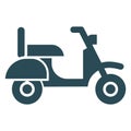 Motorscooter  Isolated Vector Icon which can easily modify or edit Royalty Free Stock Photo