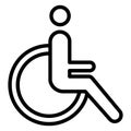 Disability  Isolated Vector Icon which can easily modify or edit Royalty Free Stock Photo