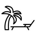 Beach  Isolated Vector Icon which can easily modify or edit Royalty Free Stock Photo