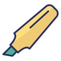 Highlighter  Isolated Isolated Vector Icon easily editable easily editable Royalty Free Stock Photo