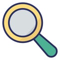 Magnifier  Isolated Isolated Vector Icon easily editable easily editable Royalty Free Stock Photo