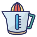 Manual Juicer  Isolated Isolated Vector Icon easily editable easily editable Royalty Free Stock Photo