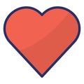 Heart  Isolated Isolated Vector Icon easily editable easily editable Royalty Free Stock Photo