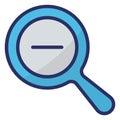 Zoom Out  Isolated Isolated Vector Icon easily editable easily editable Royalty Free Stock Photo