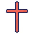 Holy Cross  Isolated Isolated Vector Icon easily editable easily editable Royalty Free Stock Photo