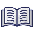 Open Book  Isolated Isolated Vector Icon easily editable easily editable Royalty Free Stock Photo
