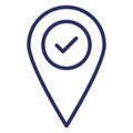 Add Location  Isolated Isolated Vector Icon easily editable easily editable Royalty Free Stock Photo