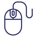 Computer Mouse  Isolated Isolated Vector Icon easily editable easily editable Royalty Free Stock Photo