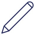 Pencil  Isolated Isolated Vector Icon easily editable easily editable Royalty Free Stock Photo