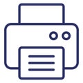 Printer  Isolated Isolated Vector Icon easily editable easily editable Royalty Free Stock Photo