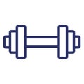 Dumbbells Isolated Isolated Vector Icon easily editable easily editable