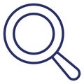 Magnifier  Isolated Isolated Vector Icon easily editable easily editable Royalty Free Stock Photo