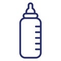 Baby Bottle  Isolated Isolated Vector Icon easily editable easily editable Royalty Free Stock Photo