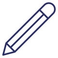 Pencil  Isolated Isolated Vector Icon easily editable easily editable Royalty Free Stock Photo