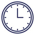 Clock  Isolated Isolated Vector Icon easily editable easily editable Royalty Free Stock Photo