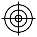 Shoot point Isolated Vector Icon which can easily modify or edit