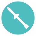 Commando knife Isolated Vector Icon which can easily modify or edit