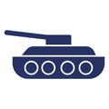 Armed force tank Isolated Vector Icon which can easily modify or edit