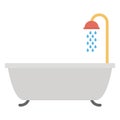 Bathroom Color Vector Icon Isolated and fully editable